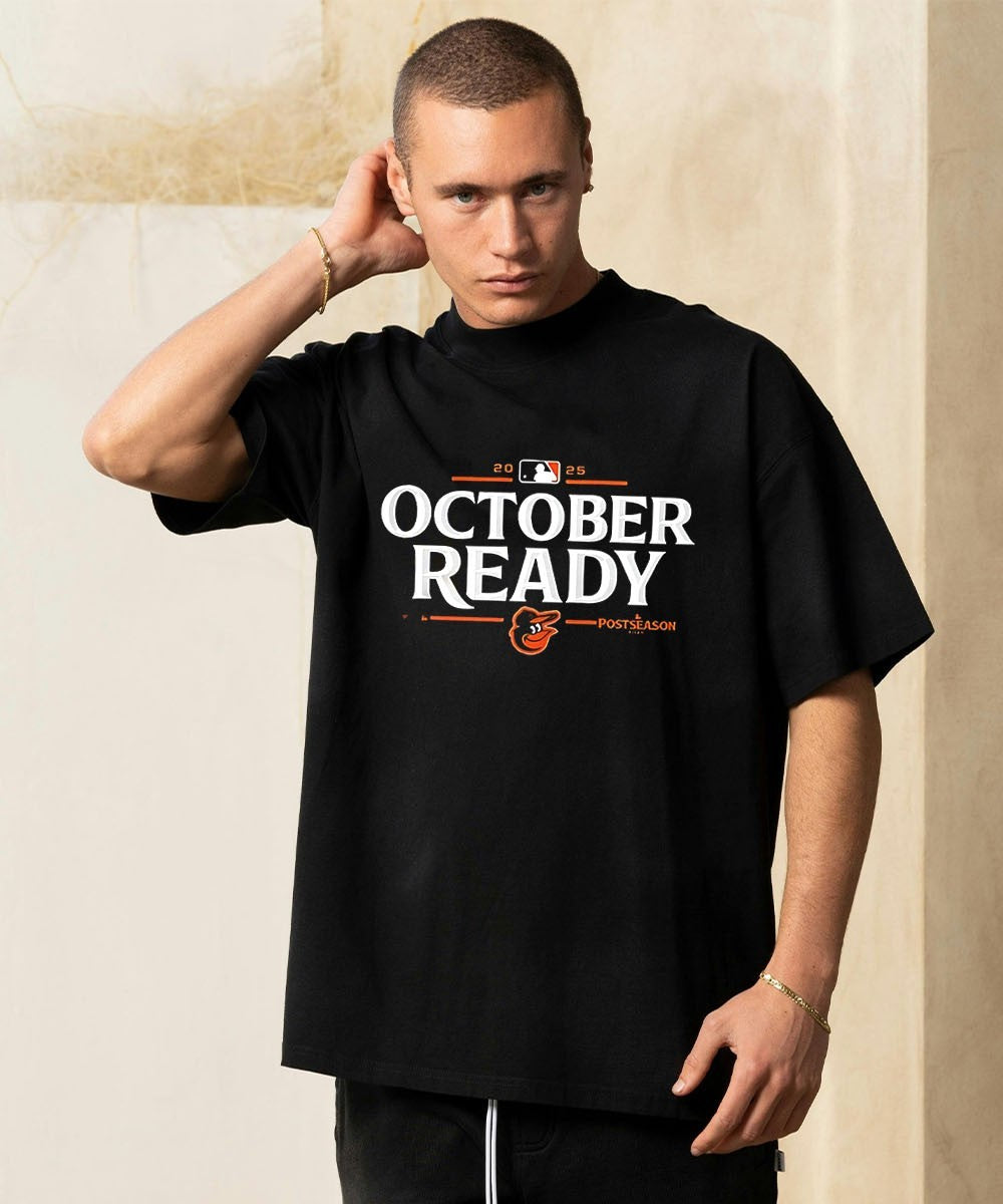 Baltimore Orioles 2025 October Ready MLB Postseason logo shirt