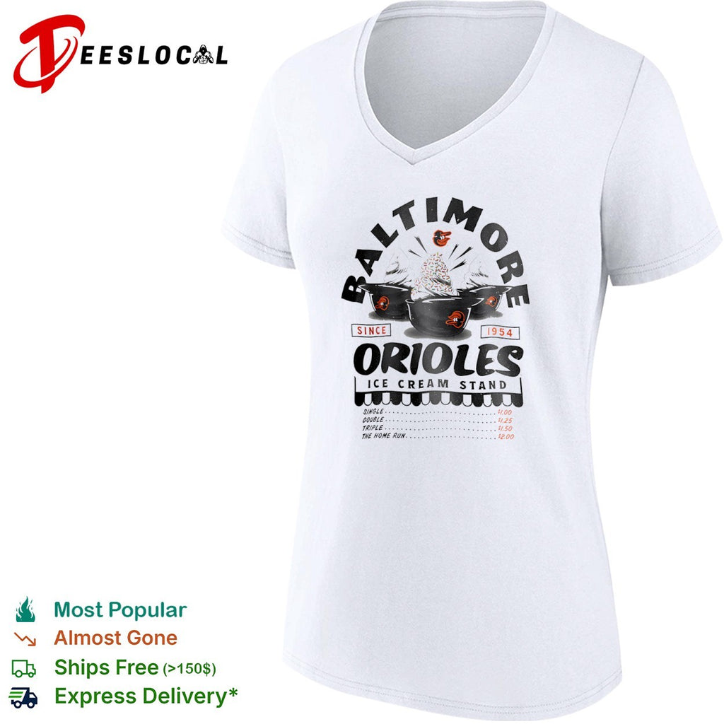 Baltimore Orioles Since 1954 Ice Cream Stand shirt