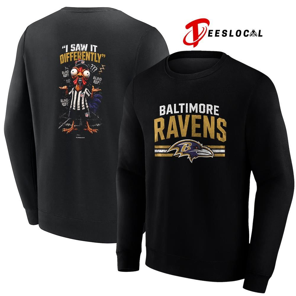 Baltimore Ravens Blind ref I saw it differently shirt