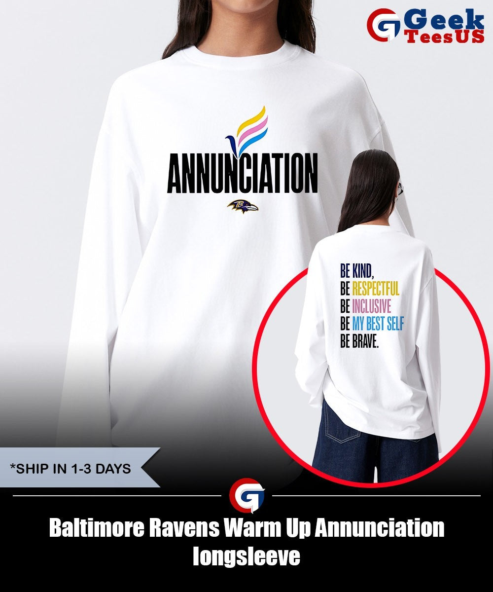 Baltimore Ravens Warm Up Annunciation shirt