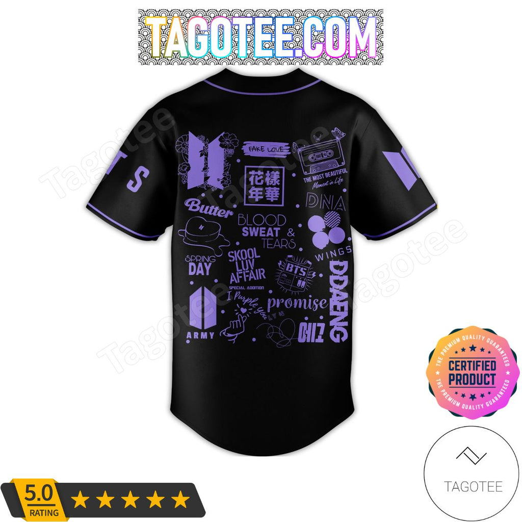 Bangtan Boys Festa 10 Years With Bts Baseball Jersey