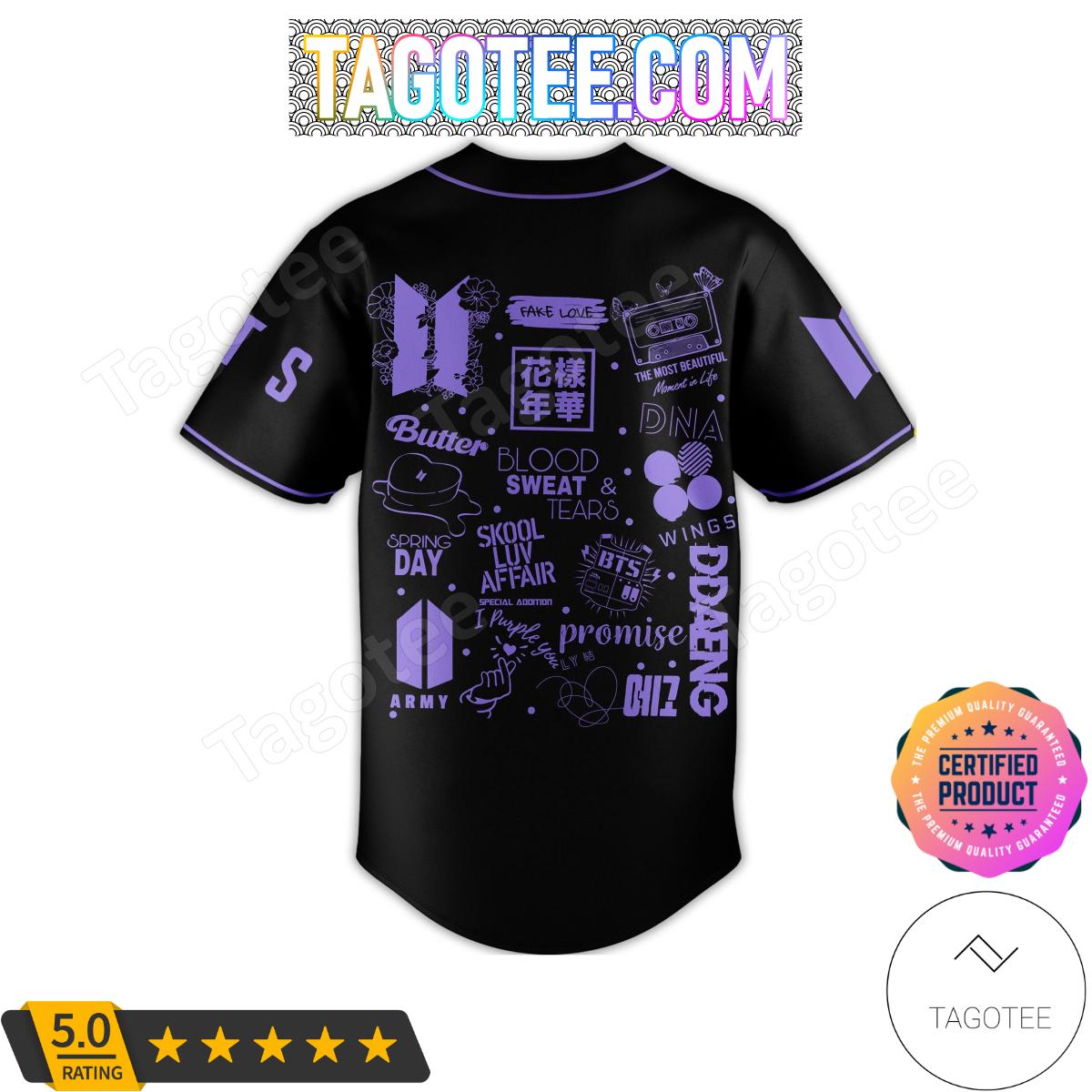 Bangtan Boys Festa 10 Years With Bts Baseball Jersey