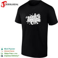 Bara Milk splash logo with cow face milk carton box and scattered stars shirt
