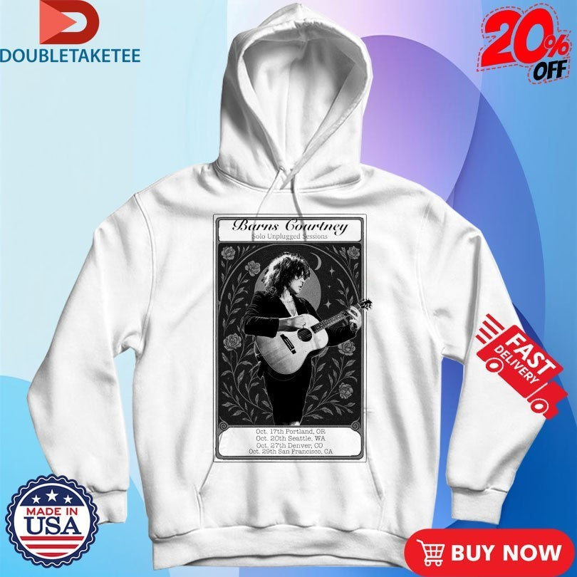 Barns Courtney Solo Unplugged Sessions 2025 Oct Tour Guitar Shirts