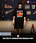 Bart Star it’s clobberin time Simpsons shirt