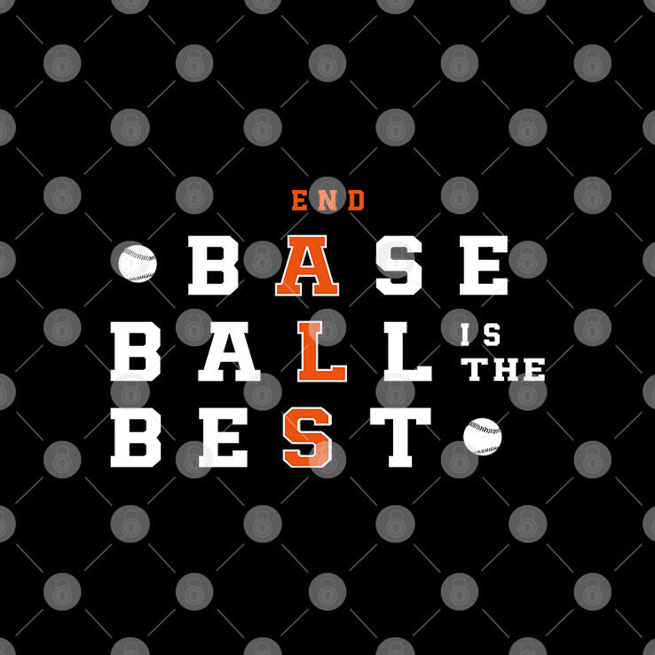 Baseball Is The Best End ALS T Shirt