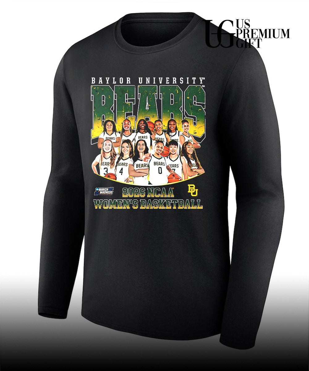 Baylor University Bears women’s basketball NCAA March Madness 2026 shirt