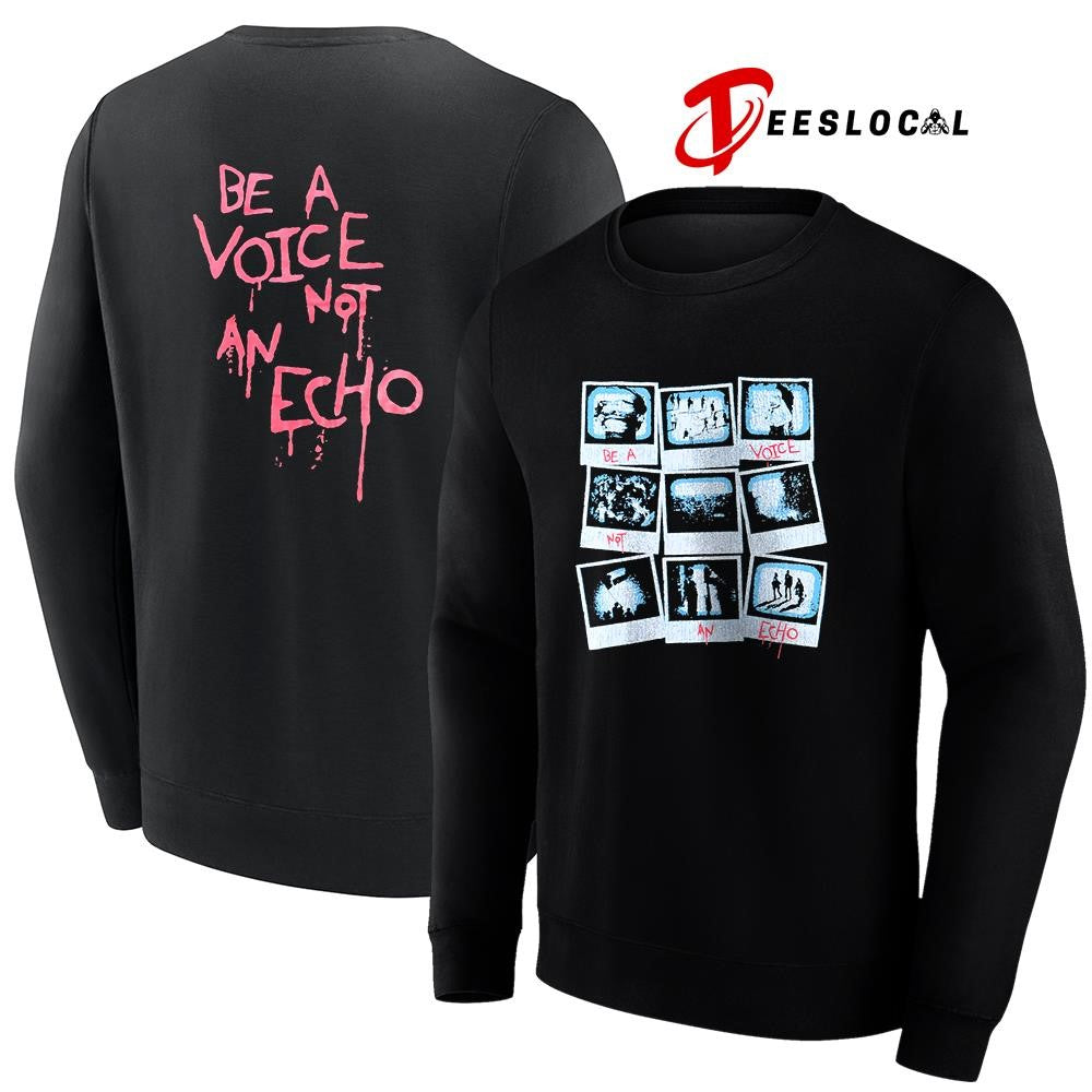 Be a voice not an echo TV vintage graphic shirt