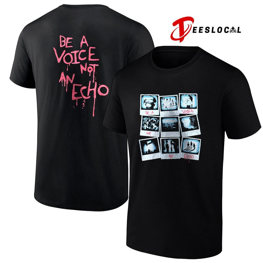Be a voice not an echo TV vintage graphic shirt