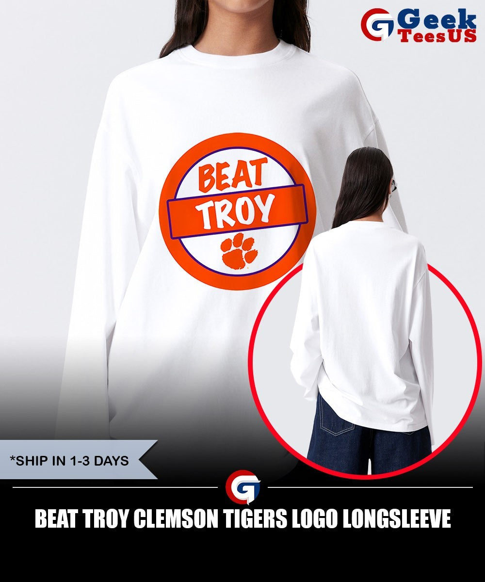 Beat Troy Clemson Tigers logo shirt