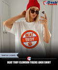 Beat Troy Clemson Tigers logo shirt