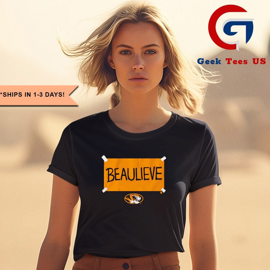 Beau Pribula Believe Missouri Tigers football shirt