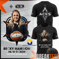 Becky Hammon Head Coach 2026 WNBA All-Star Las Vegas Aces Shirt