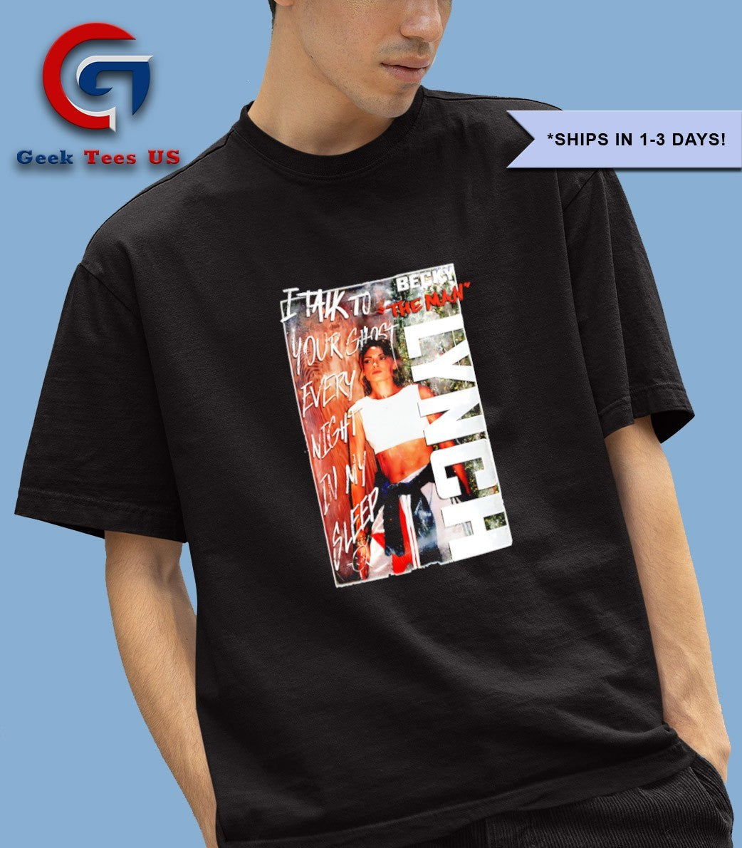 Becky Lynch wrestling The Man Ghost shirt