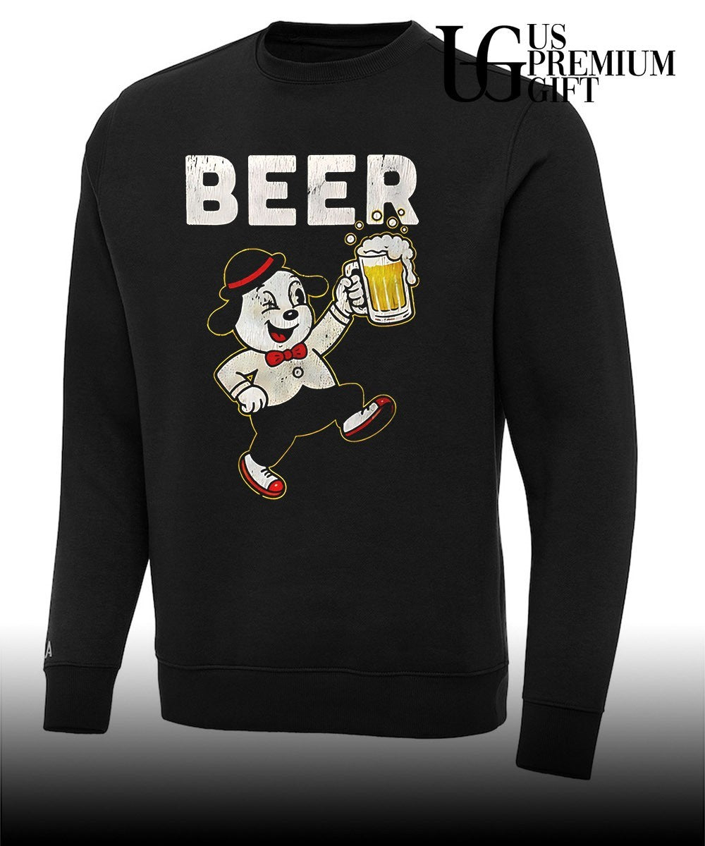 Beer mascot retro vintage graphic shirt