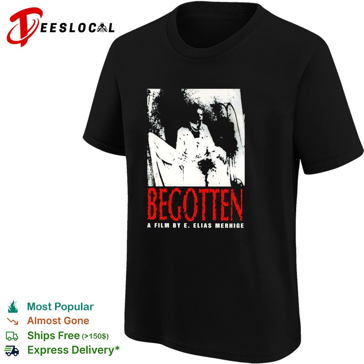Begotten Film by E Elias Merhige experimental cinema shirt