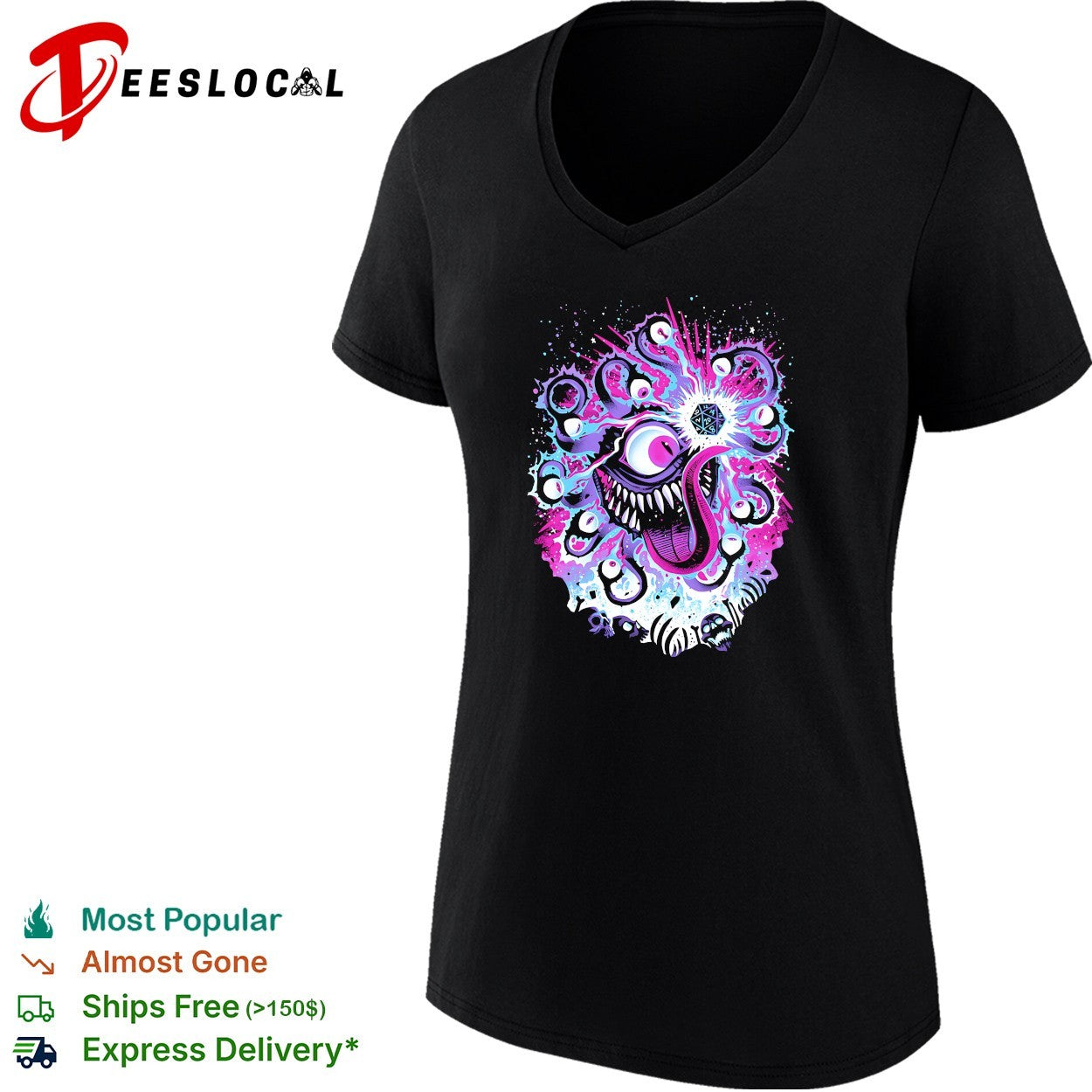 Beholder from Dungeons and Dragons The Eye Tyrant shirt