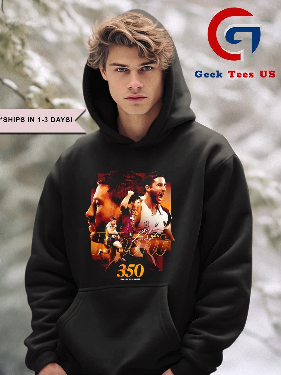 Ben Hunt 350th NHL Game shirt
