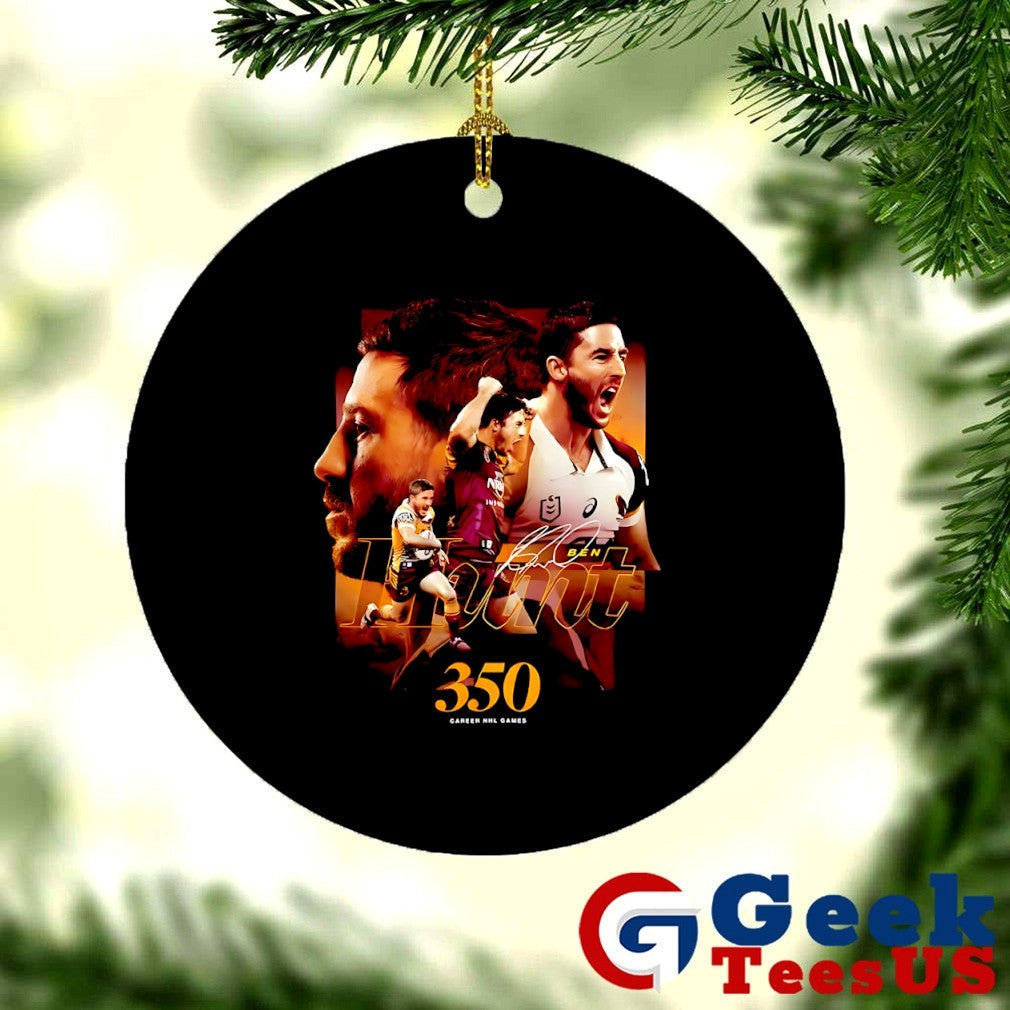 Ben Hunt 350th NHL Game shirt