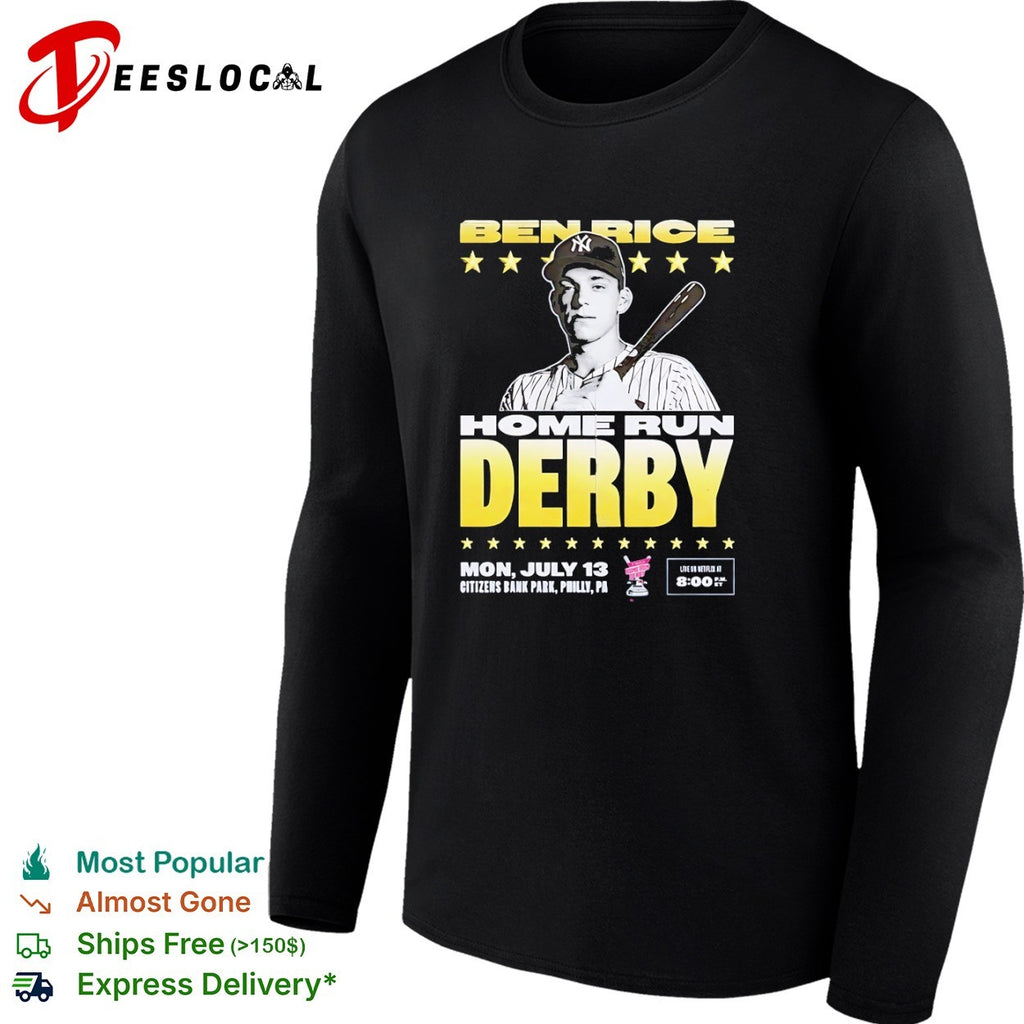 Ben Rice Home Run Derby July 13 Citizens Bank Park shirt