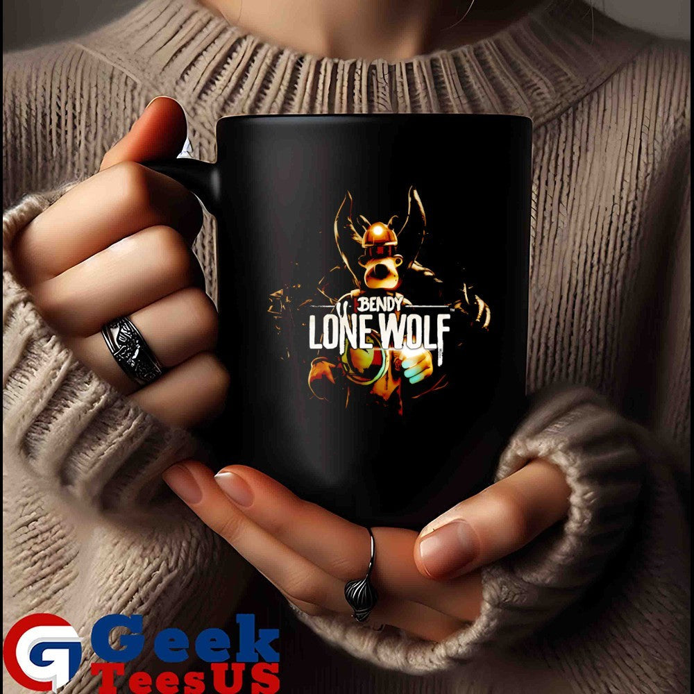 Bendy lone wolf cartoon shirt