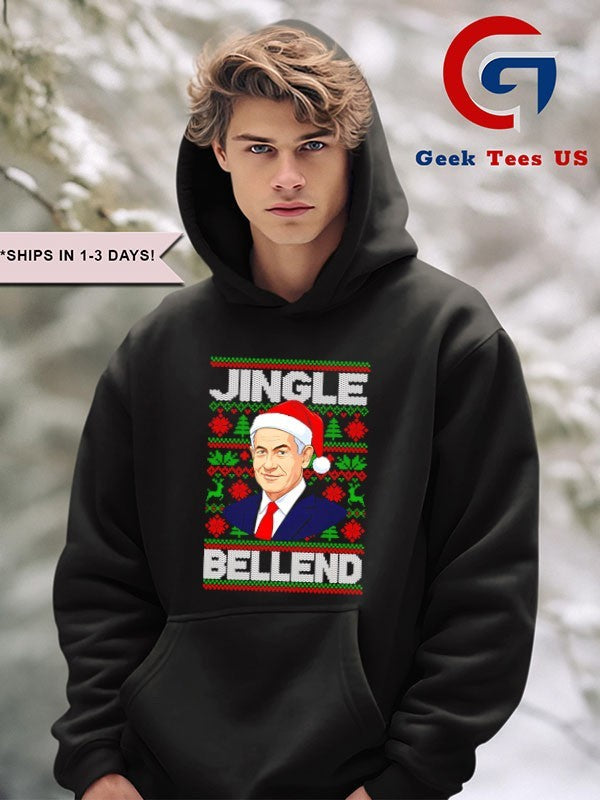 Benjamin Netanyahu Jingle Bell End ugly Christmas 2025 shirt