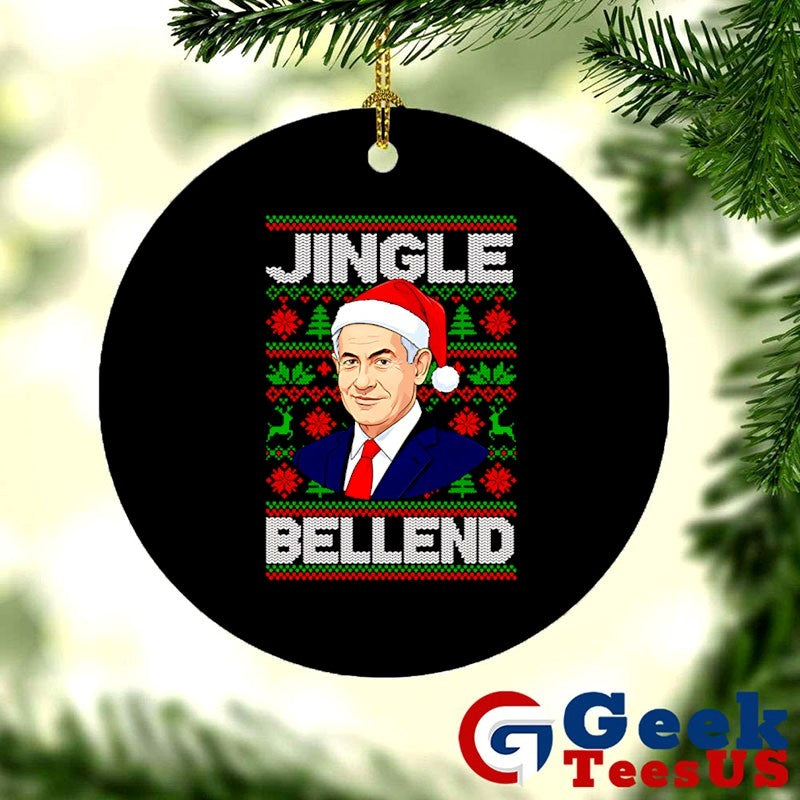 Benjamin Netanyahu Jingle Bell End ugly Christmas 2025 shirt