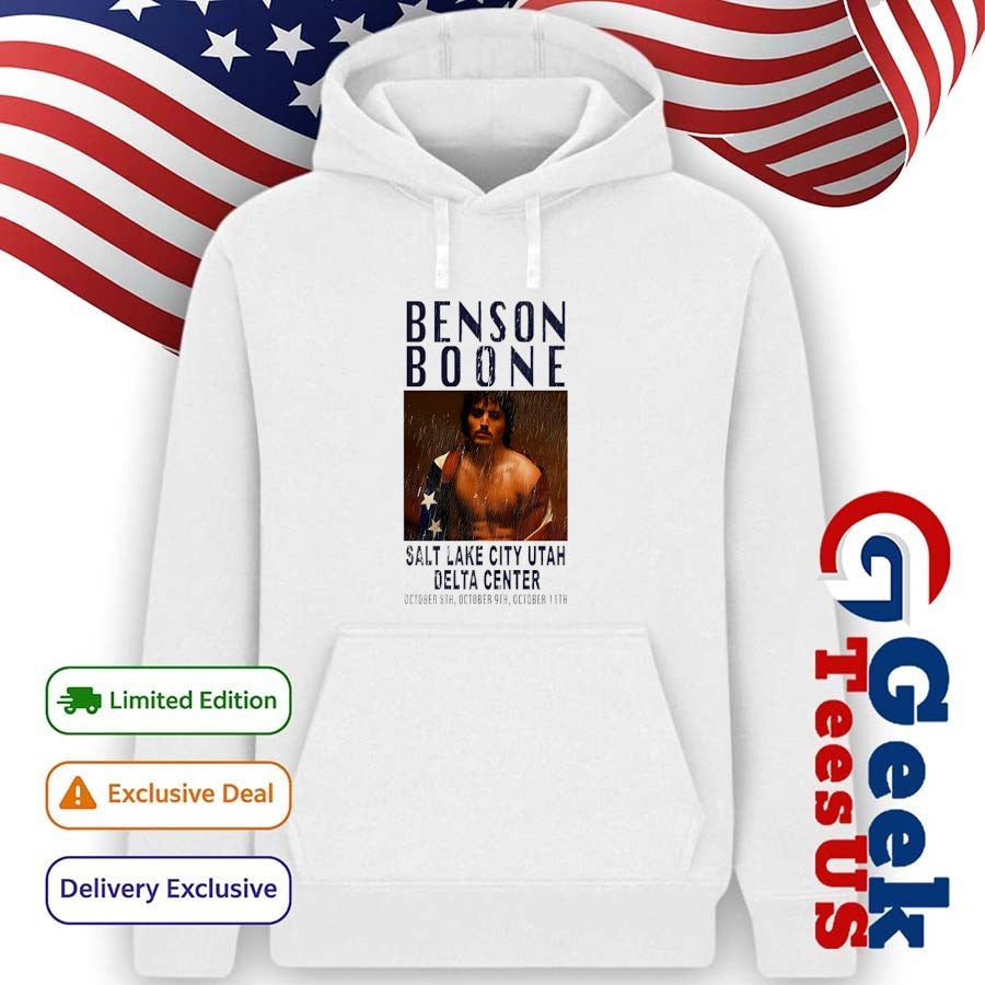 Benson Boone Salt Lake City Utah Delta Center shirt