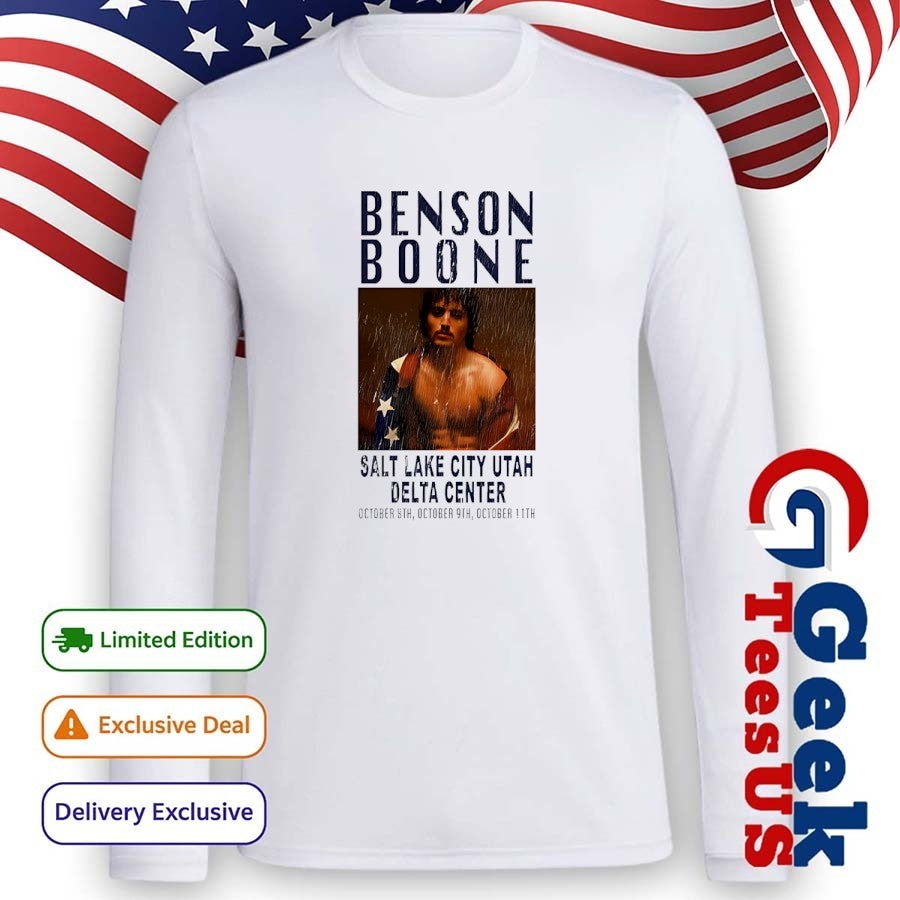 Benson Boone Salt Lake City Utah Delta Center shirt