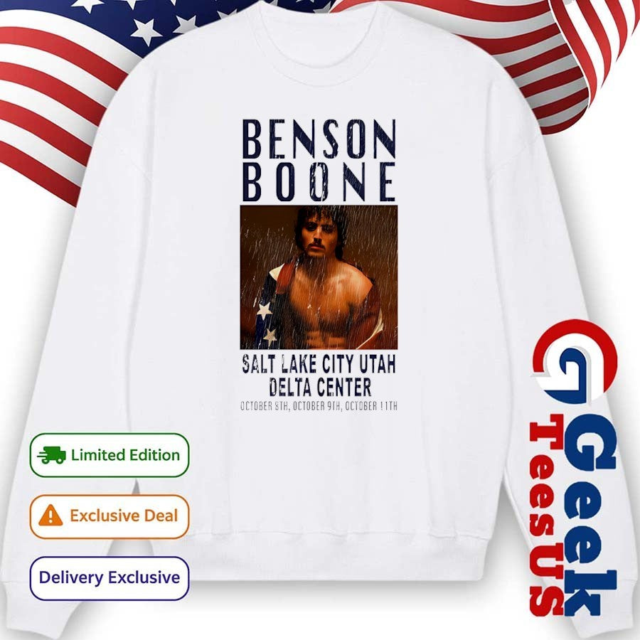 Benson Boone Salt Lake City Utah Delta Center shirt