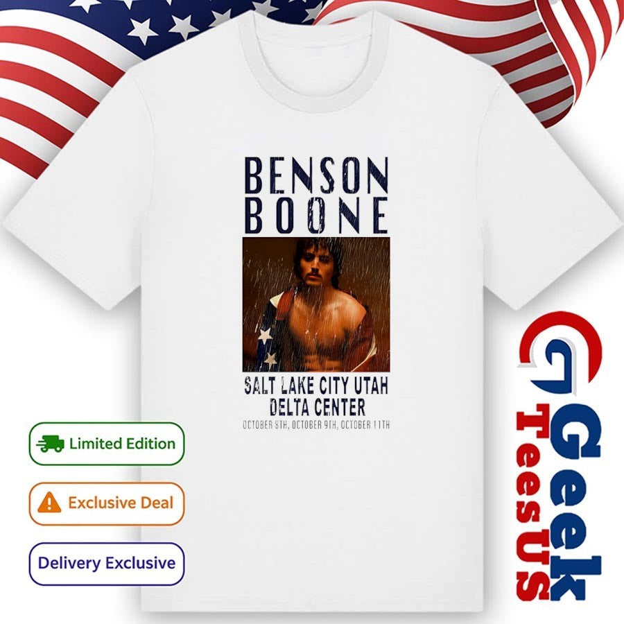 Benson Boone Salt Lake City Utah Delta Center shirt