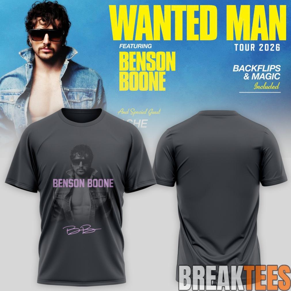 Benson Boone Wanted Man signed 2D Shirt