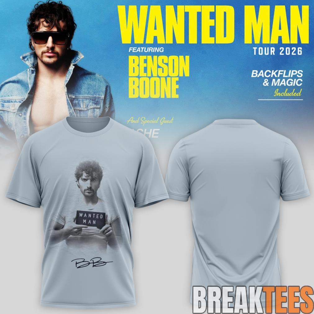 Benson Boone Wanted Man signed 2D Shirt