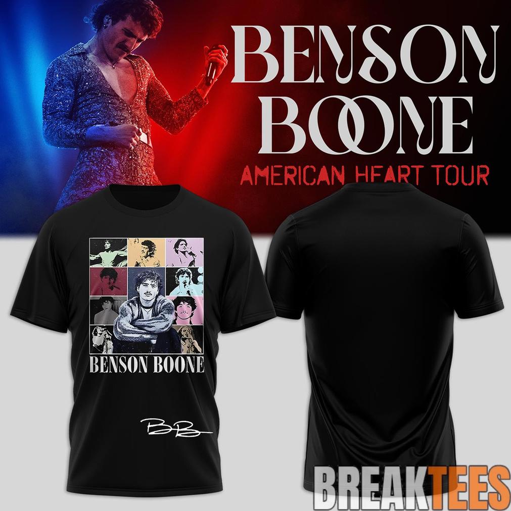 Benson Boone’s American Heart World Tour 2D Shirt