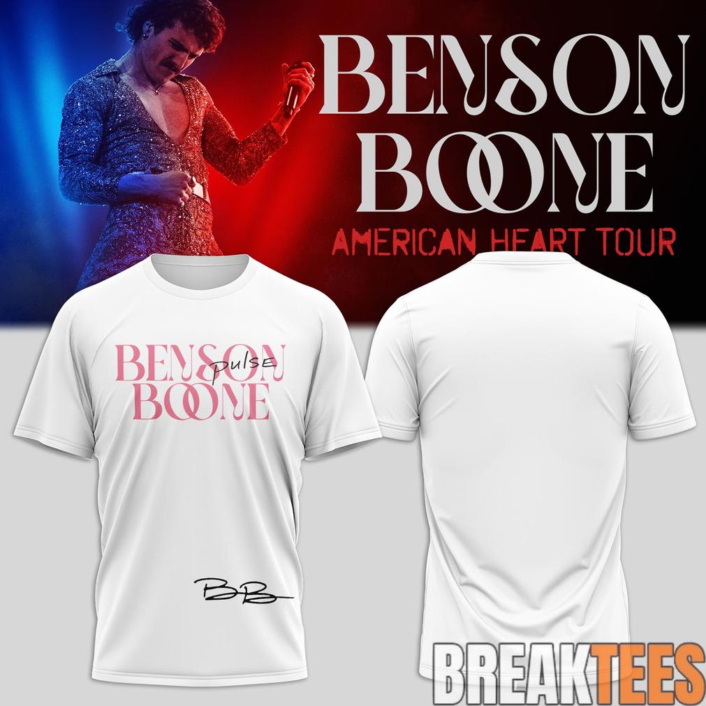 Benson Boone’s American Heart World Tour 2D Shirt