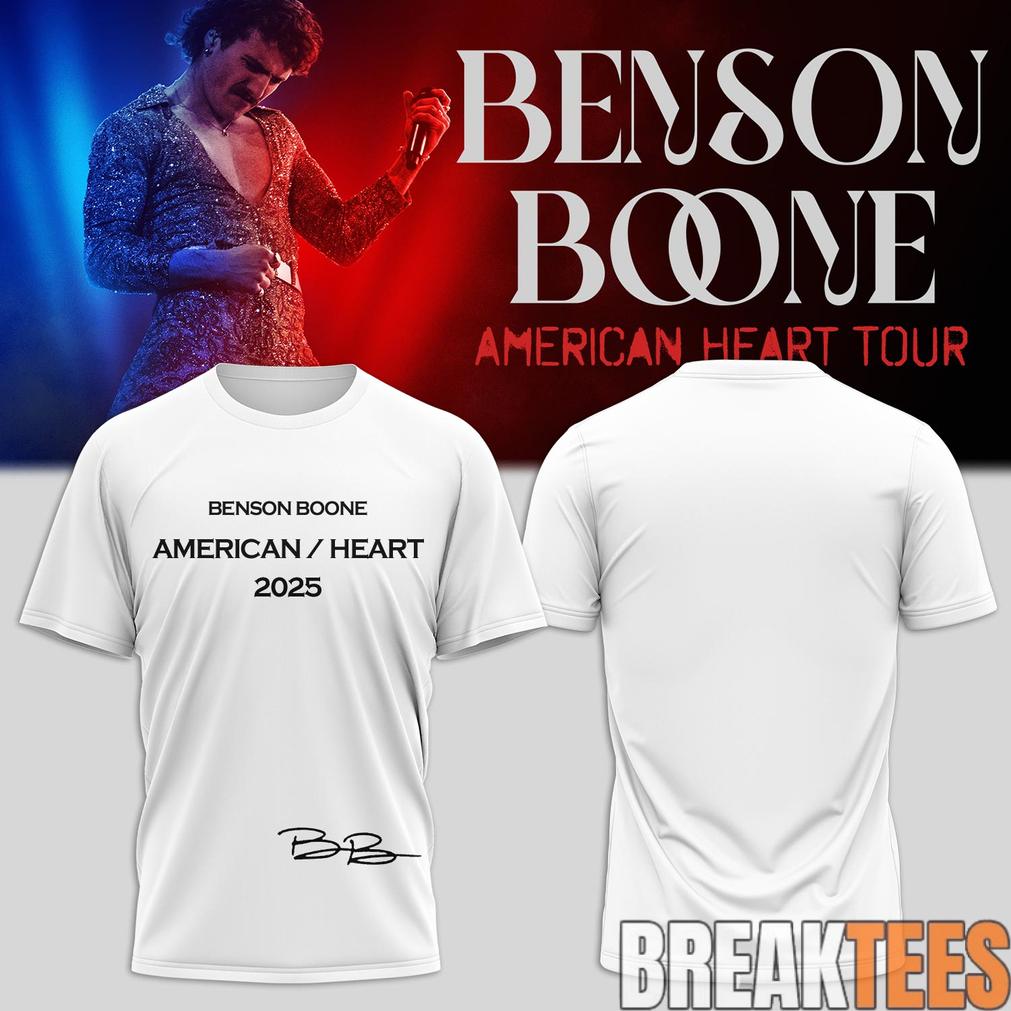 Benson Boone’s American Heart World Tour 2D Shirt