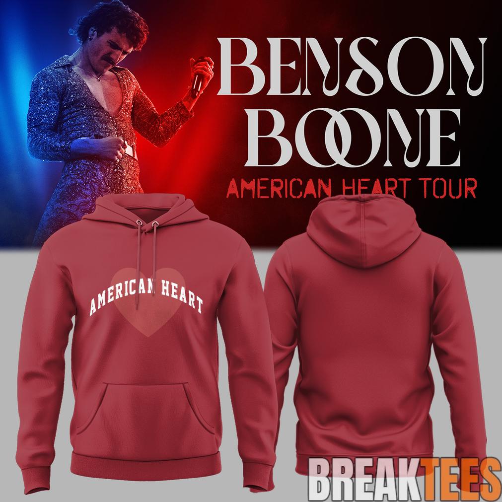 Benson Boone’s American Heart World Tour Hoodie