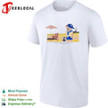 Beverly Hills Polo Club Bear and Dog Beach Scene shirt