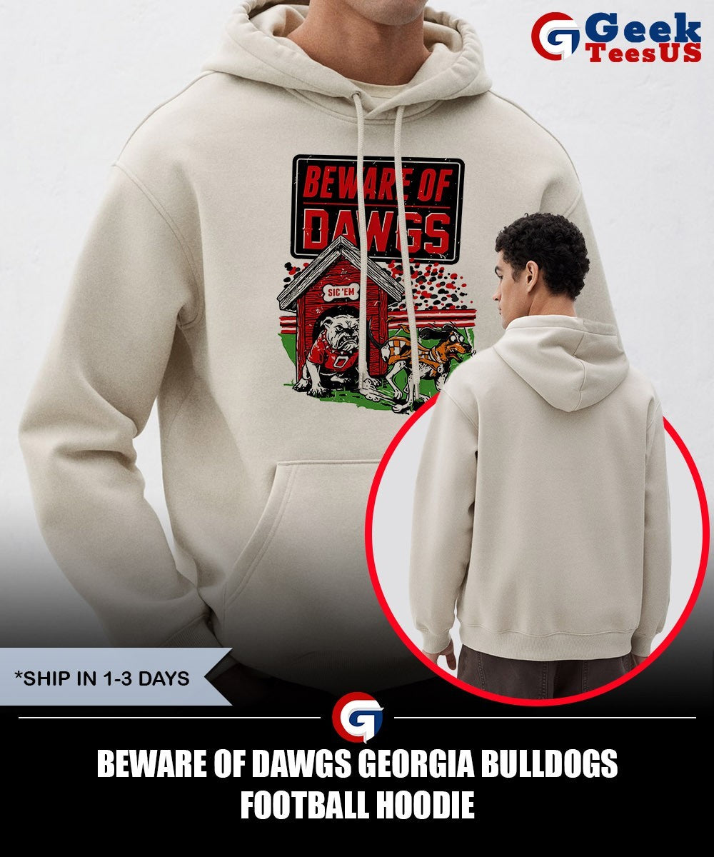 Beware Of Dawgs Georgia Bulldogs football shirt