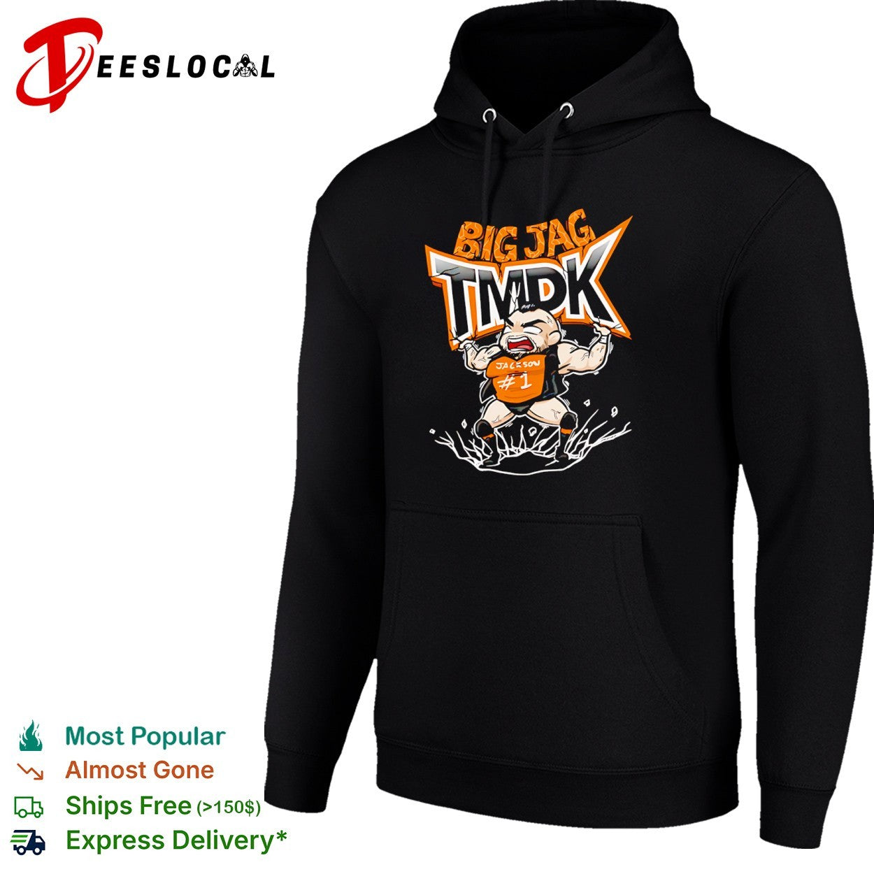 Big Jag TMDK Jackson No 1 Wrestling Chibi shirt