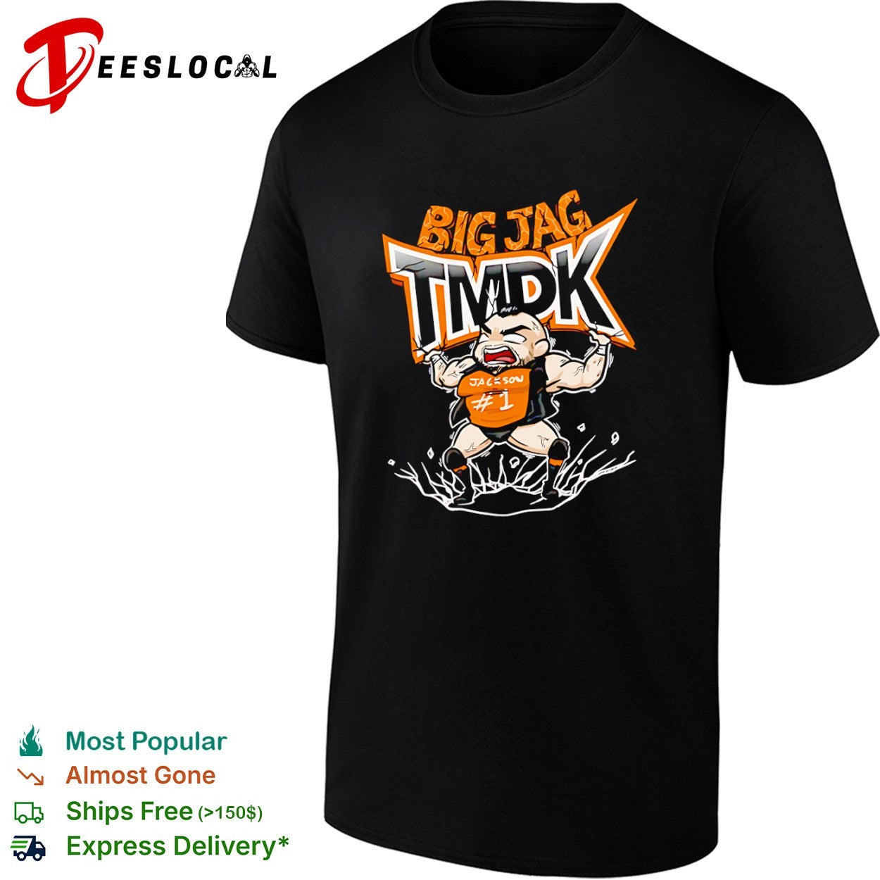 Big Jag TMDK Jackson No 1 Wrestling Chibi shirt