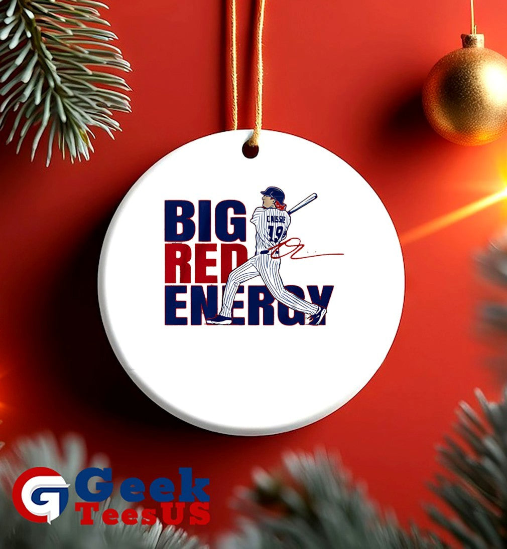 Big Red Energy Owen Caissie Chicago Cubs MLB signature shirt