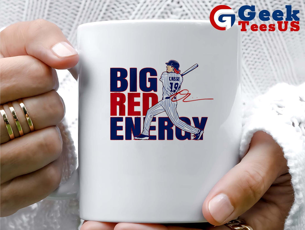 Big Red Energy Owen Caissie Chicago Cubs MLB signature shirt