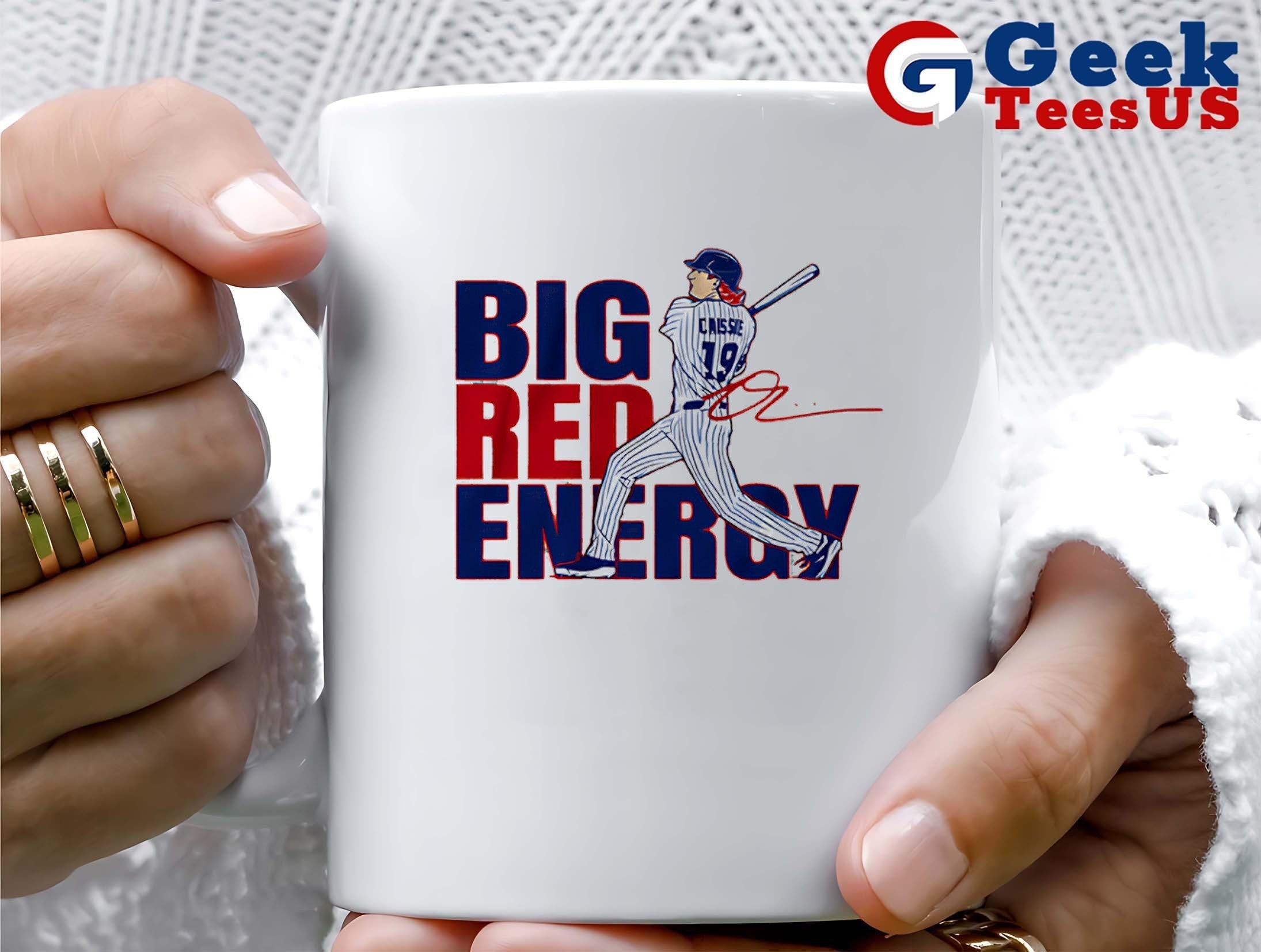 Big Red Energy Owen Caissie Chicago Cubs MLB signature shirt