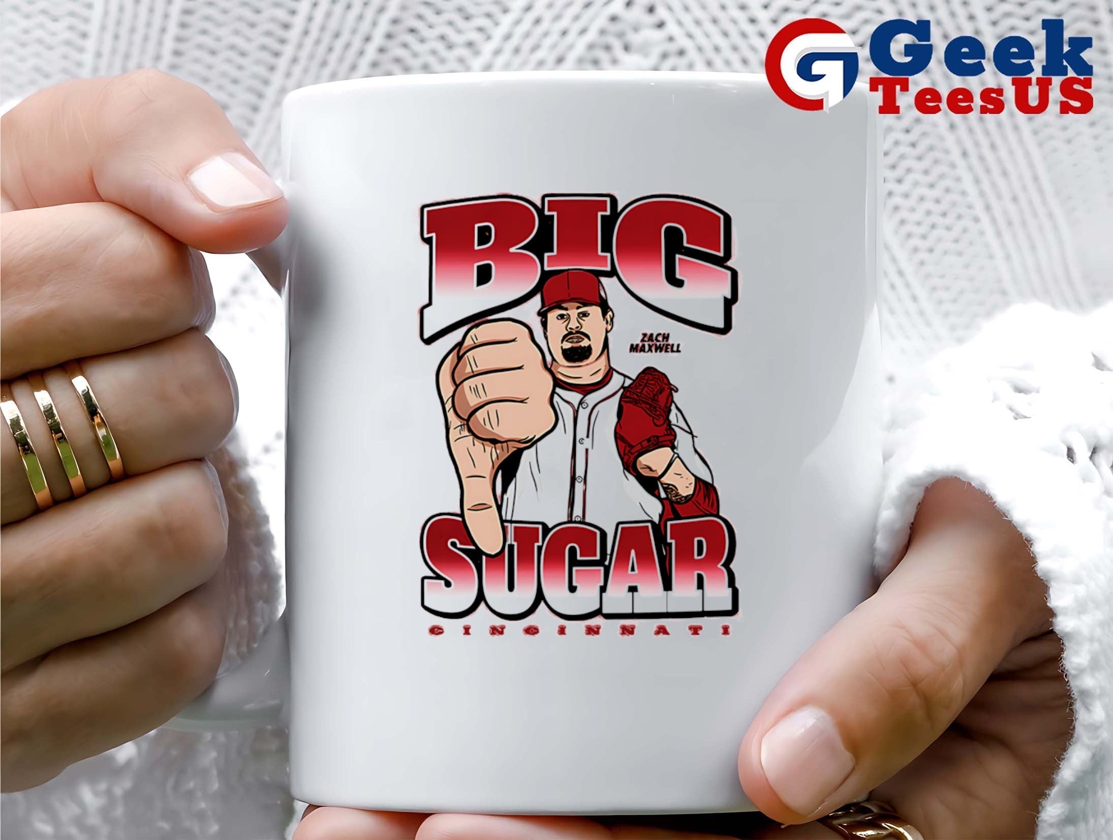 Big Sugar Zach Maxwell Cincinnati Reds baseball shirt