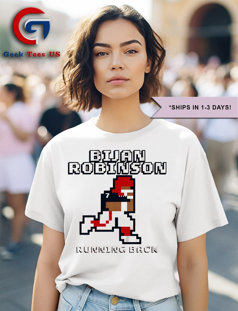 Bijan Robinson Atlanta Falcons football Running Back 8 bit shirt