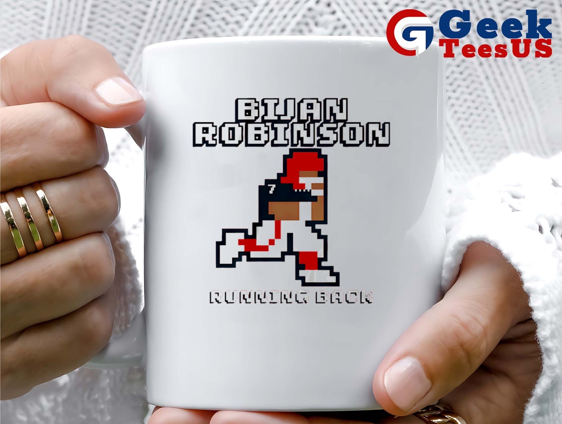 Bijan Robinson Atlanta Falcons football Running Back 8 bit shirt