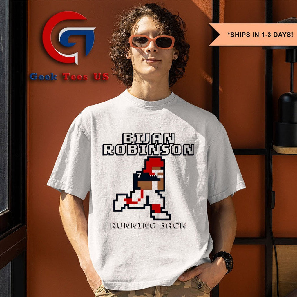 Bijan Robinson Atlanta Falcons football Running Back 8 bit shirt