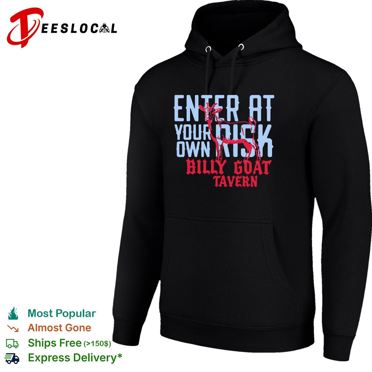 Billy Goat Tavern Enter at Your Own Risk shirt