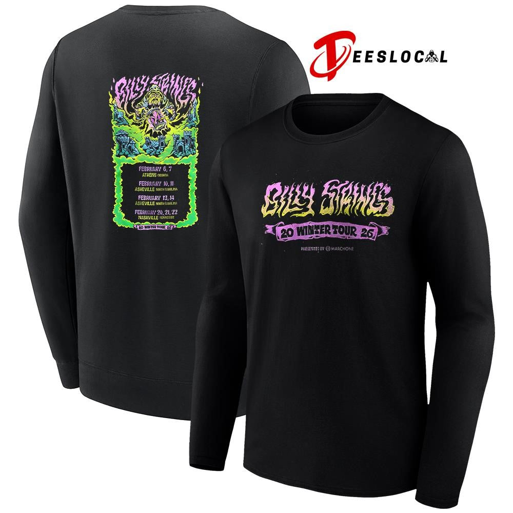 Billy Strings Winter tour 2026 date schedule shirt